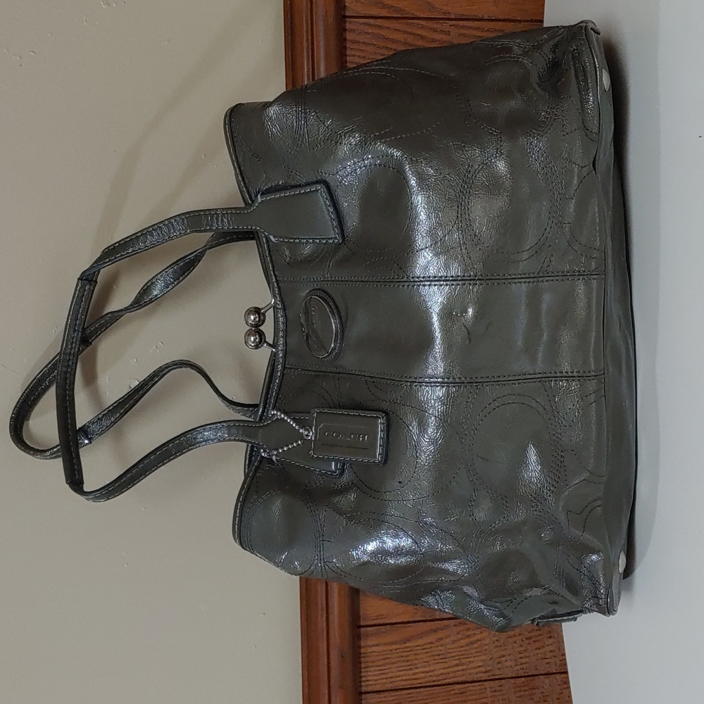 Coach Madison Metallic Leather Phoebe Shoulder Bag